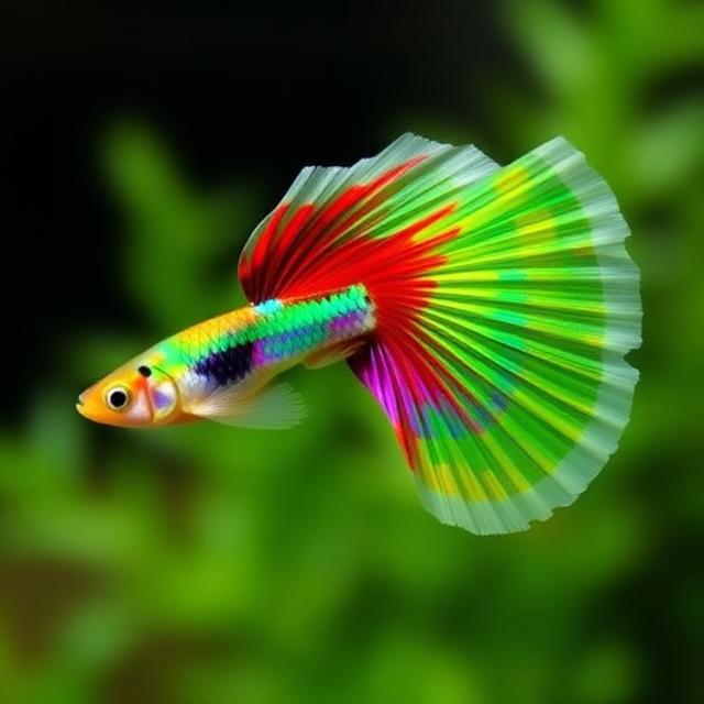 Fancy Rainbow Guppy