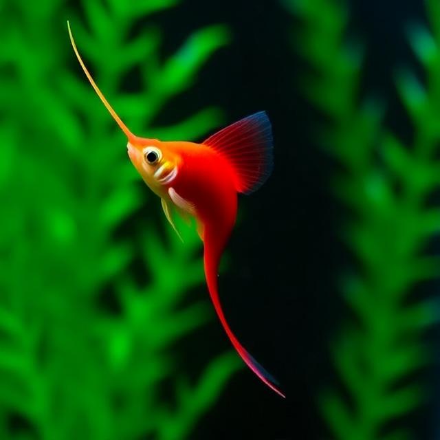 Red Swordtail Fish