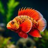 Red Dragon Flowerhorn Cichlid